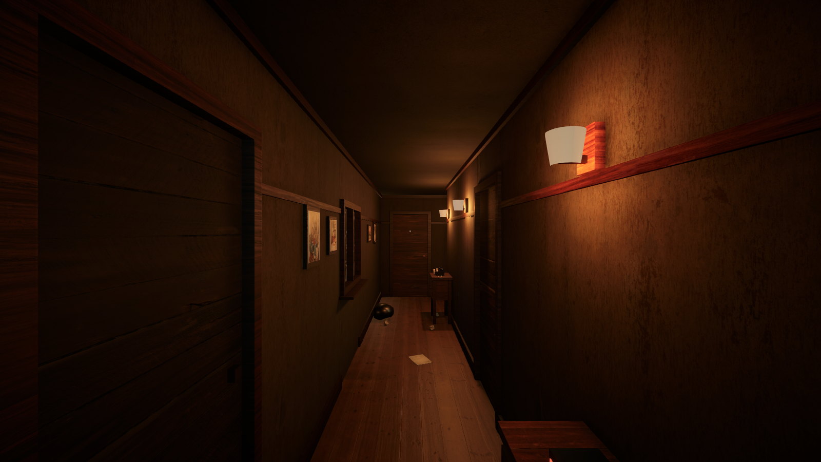The hallway of the house