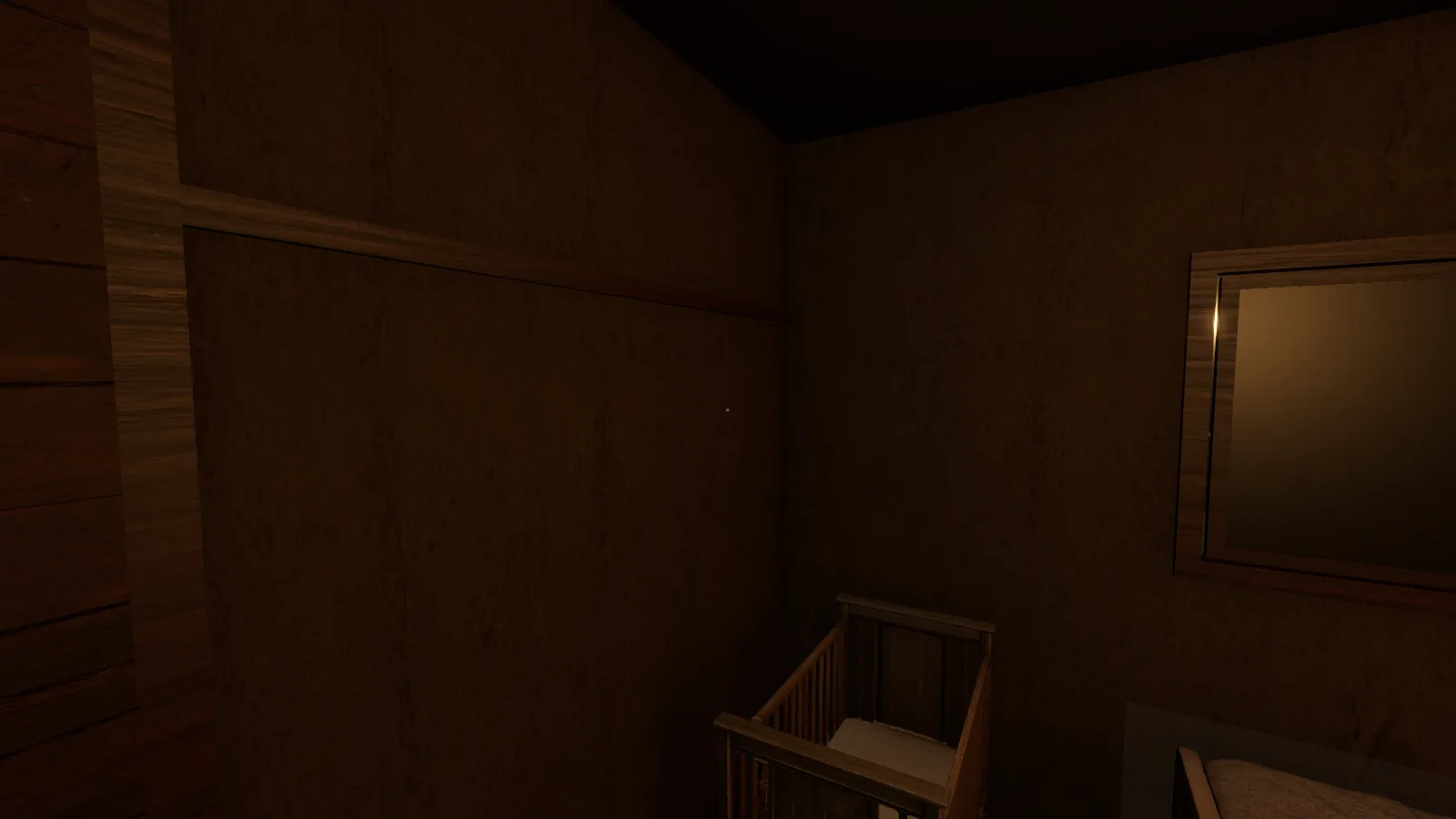 Dormitorio y cuna